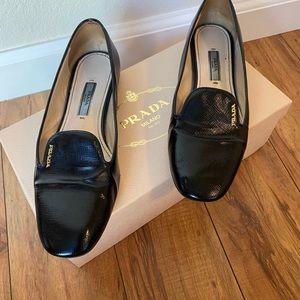 Prada calzature donna saffiano flats